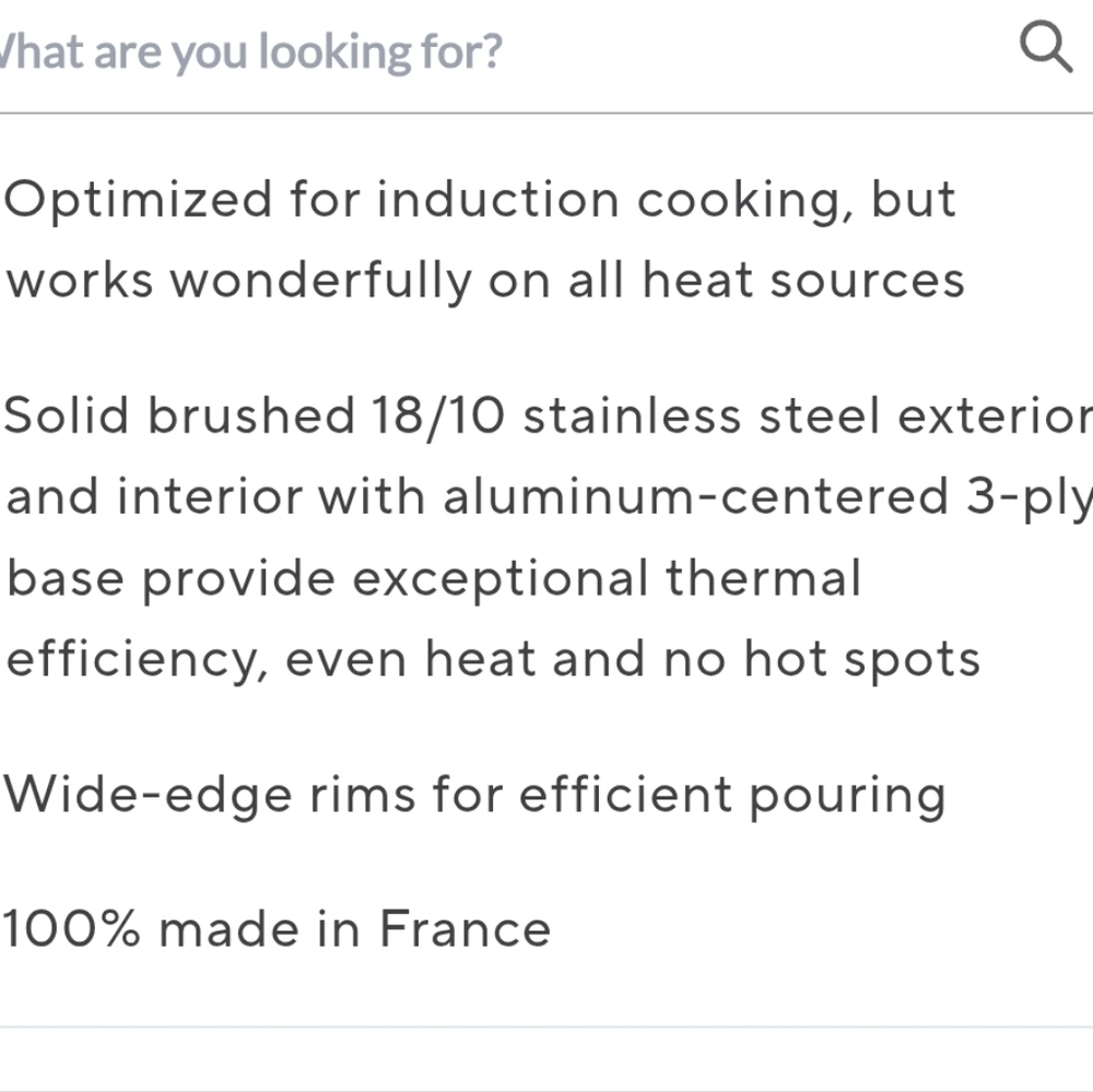 Cristel Stainless Steel Strate Rem Saute 5.5 Qt. + Lid, Retail Price $439.95US - Picture 5 of 16